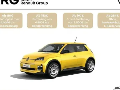 Nuova Renault R5 Evolution 89 kW (122 CV) 2026 Giallo Utilitaria