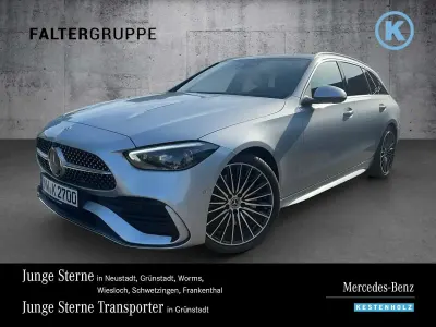 Gebraucht Mercedes C300 AMG line 258 PS (189 kW) 2024 Lack hightechsilber Kombi