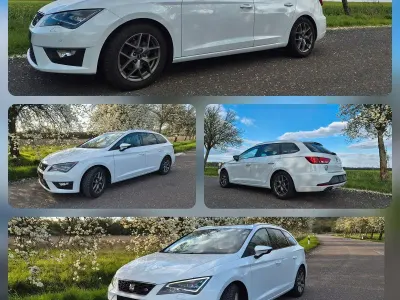 Brugt Seat Leon ST FR 150 HK (110 kW) 2015 Hvid Stationcar