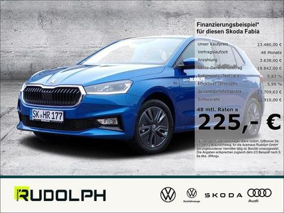 Raceblau metallic Gebraucht 2025 Skoda Fabia Tour Kleinwagen | 23.480 € (Teuer)