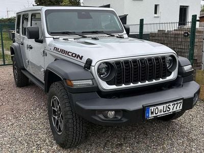 Gebraucht Jeep Wrangler Unlimited Rubicon 272 PS (200 kW) 2024 Silber SUV