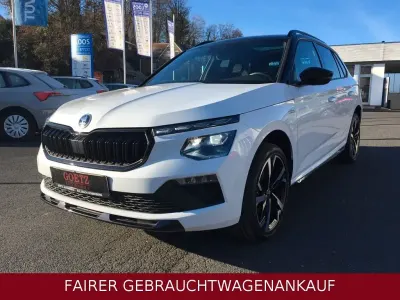 Gebraucht Skoda Kamiq Monte Carlo 116 PS (85 kW) 2024 Moon weiss metallic SUV