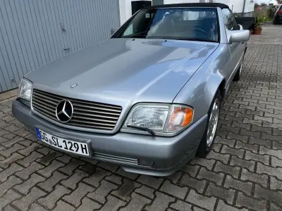 Gebraucht Mercedes SL500 320 PS (235 kW) 1992 Silber Cabrio