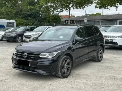 Gebraucht VW Tiguan Allspace R-line 200 PS (147 kW) 2022 Schwarz SUV