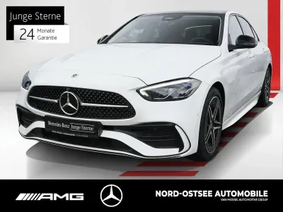 Gebraucht Mercedes C180 AMG 170 PS (125 kW) 2025 Unilack polarweiß Limousine