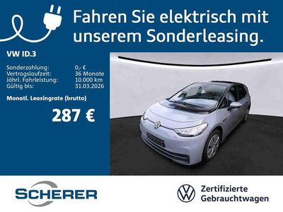Gebraucht VW ID.3 Pure 110 kW (150 PS) 2021 Grau Kleinwagen