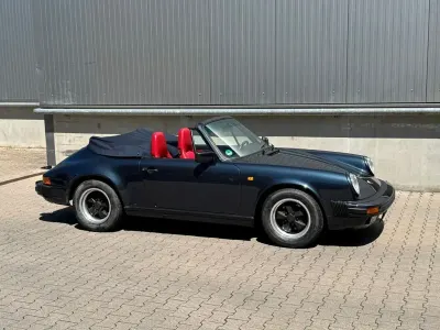 Gebraucht Porsche 930 218 PS (160 kW) 1988 Blau Cabrio