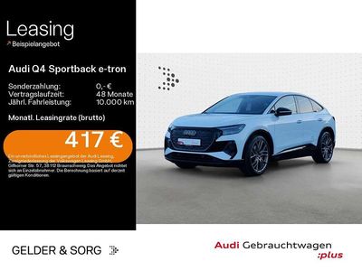 Gletscherweiß metallic Gebraucht 2025 Audi Q4 e-tron S-Line SUV | 46.680 € (Fairer Preis)