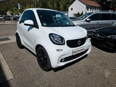 Gebraucht Smart ForTwo Cabrio Basis 71 PS (52 kW) 2018 Weiß Cabrio