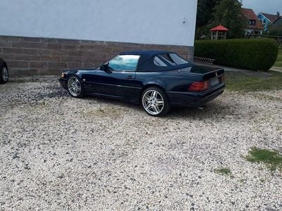 Usata Mercedes SL500 320 CV (235 kW) 1991 Blu Cabrio