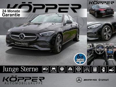 Obsidianschwarz Gebraucht 2024 Mercedes C200 Advanced Limousine | 40.998 € (Fairer Preis)