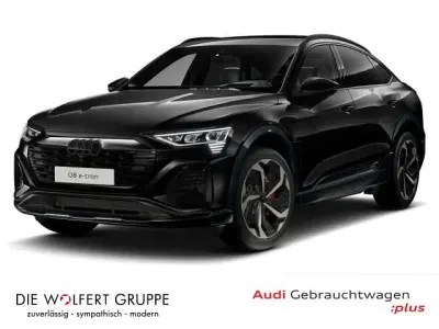 Gebraucht Audi Q8 Sportback e-tron S-Line 300 kW (408 PS) 2024 Mythosschwarz metallic SUV