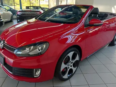 Brugt VW Golf Cabriolet GTI 211 HK (155 kW) 2014 Rød Cabriolet