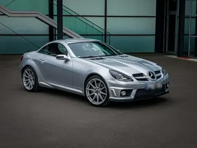 Gebraucht Mercedes SLK350 272 PS (200 kW) 2006 Silber Cabrio