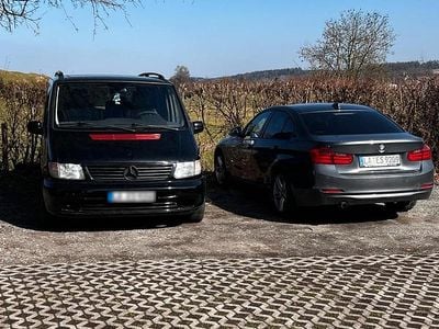 Gebraucht Mercedes V220 122 PS (89 kW) 2001 Schwarz Van / Kleinbus