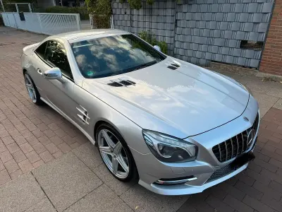 Brugt Mercedes SL500 AMG 435 HK (319 kW) 2012 Sølv Cabriolet