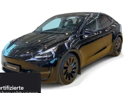 Brugt Tesla Model Y Performance 321 kW (437 HK) 2022 Sort SUV