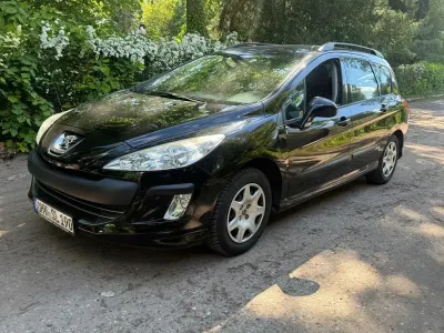 Gebraucht Peugeot 308 SW Tendance 120 PS (88 kW) 2009 Schwarz Kombi