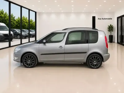 Gebraucht Skoda Roomster Family 86 PS (63 kW) 2012 Seda steel/platin/steel grau Van / Kleinbus