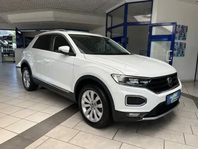 Gebraucht VW T-Roc Sportline 150 PS (110 kW) 2021 Weiß SUV