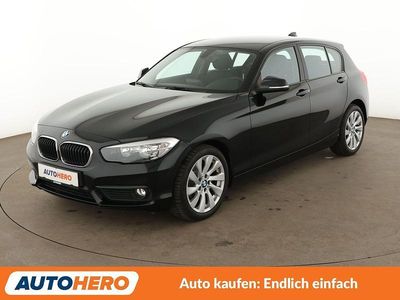Gebraucht BMW 116 Advantage 109 PS (80 kW) 2017 Schwarz Kleinwagen