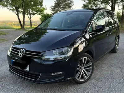 Gebraucht VW Sharan Cup 140 PS (102 kW) 2015 Schwarz Van / Kleinbus