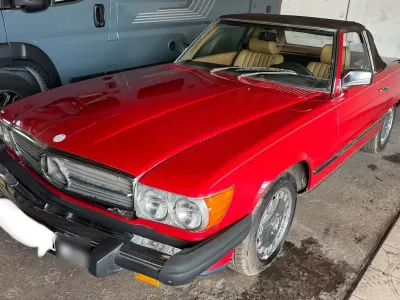 Gebraucht Mercedes SL380 1982 Rot Cabrio