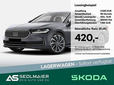 Ny Skoda Superb LAURIN & KLEMENT 265 HK (194 kW) 2025 Grå Stationcar
