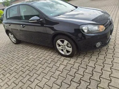Gebraucht VW Golf VI 120 PS (88 kW) 2010 Schwarz Kleinwagen