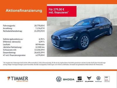 Gebraucht Audi A6 Basis 204 PS (150 kW) 2022 Schwarz Kombi
