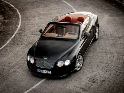 Brugt Bentley Continental GT Convertible 560 HK (411 kW) 2007 Sort Cabriolet