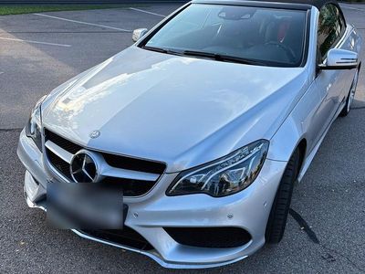 Usata Mercedes E350 AMG line 252 CV (185 kW) 2015 Argento Cabrio