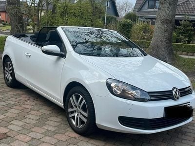 Gebraucht VW Golf Cabriolet 105 PS (77 kW) 2013 Weiß Cabrio