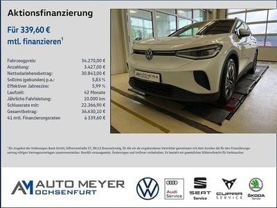 Gletscherweiß metallic Gebraucht 2024 VW ID.4 Pro SUV | 34.270 € (Guter Preis)