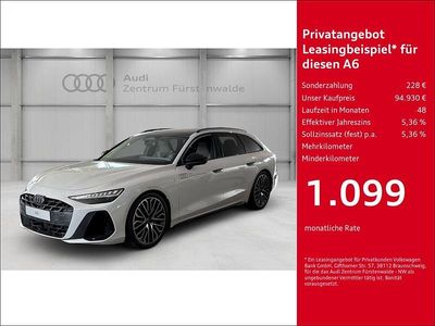 Ny Audi A6 S-Line 367 HK (269 kW) 2025 Hvid Stationcar