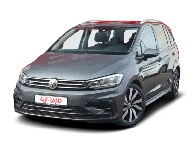Begagnad VW Touran Highline 190 HK (139 kW) 2019 Grå Minibuss