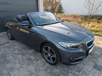 Grau Gebraucht 2016 BMW 218 Sport Line Cabrio | 17.100 € (Fairer Preis)