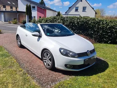 Gebraucht VW Golf Cabriolet 122 PS (89 kW) 2012 Weiß Cabrio