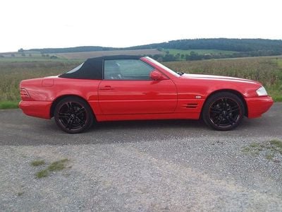 Gebraucht Mercedes SL320 224 PS (164 kW) 1998 Rot Cabrio