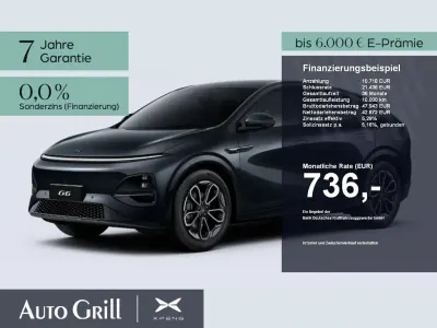 Neu XPENG G6 AWD Performance 358 kW (487 PS) 2026 Schwarz midnight black SUV