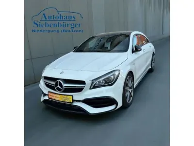 Gebraucht Mercedes CLA45 AMG AMG 381 PS (280 kW) 2016 Calcitweiss/zirrusweiss Coupé