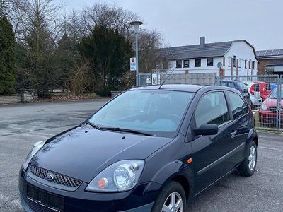 Gebraucht Ford Fiesta 69 PS (50 kW) 2007 Blau Kleinwagen