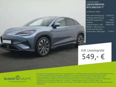 Neu BYD Sealion 7 389 kW (530 PS) 2025 Grau SUV