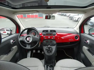 Gebraucht Fiat 500 Lounge 101 PS (74 kW) 2009 Rot Cabrio