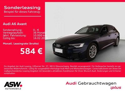 Firmamentblau metallic Gebraucht 2024 Audi A6 S-Line Kombi | 54.930 € (Teuer)