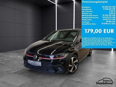 Deep black perleffekt (schwarz) Gebraucht 2024 VW Polo GTI Limousine | 24.840 € (Fairer Preis)