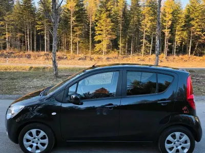 Gebraucht Opel Agila 65 PS (47 kW) 2009 Schwarz Kleinwagen