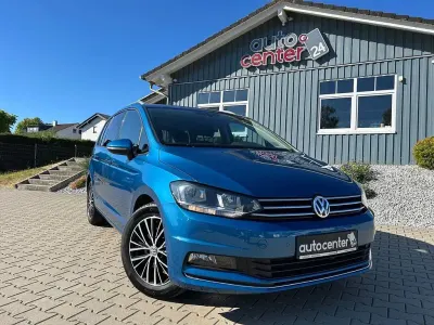 Gebraucht VW Touran Sound 150 PS (110 kW) 2017 Blau Van / Kleinbus