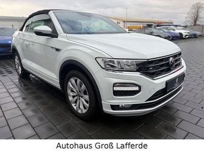 Gebraucht VW T-Roc Cabriolet R-line 150 PS (110 kW) 2021 Weiß Cabrio