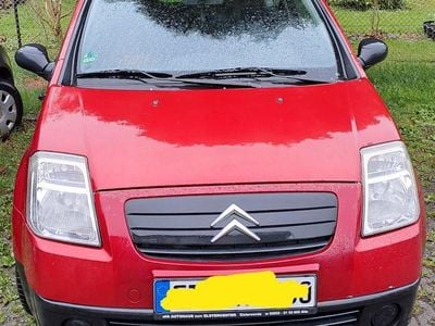 Gebraucht Citroën C2 60 PS (44 kW) 2006 Rot Kleinwagen